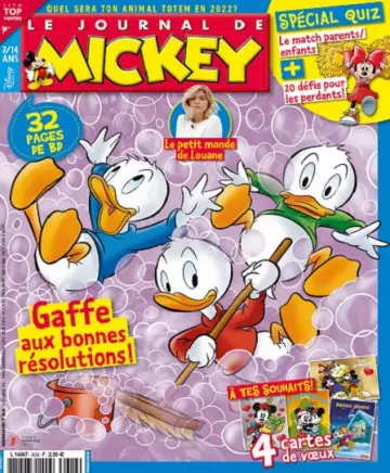 Le Journal De Mickey N°3628 Du 29 Décembre 2021