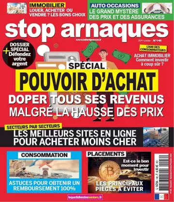 Stop Arnaques N°146 – Septembre-Novembre 2022
