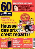 60 Millions De Consommateurs N°461 – Hausse des Prix C’est Reparti !