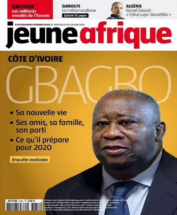 Jeune Afrique N°3050 Du 23 au 29 Juin 2019