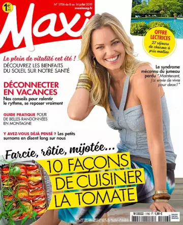 Maxi France N°1706 Du 8 Juillet 2019