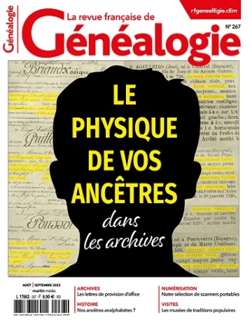 La Revue Française De Généalogie N°267 – Août-Septembre 2023