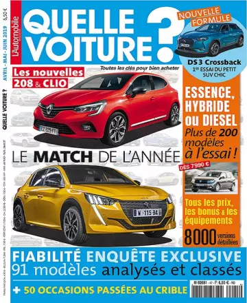 L’Automobile Magazine Quelle Voiture N°47 – Avril-Juin 2019