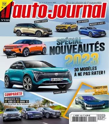 L’Auto-Journal N°1125 Du 12 au 25 Janvier 2023