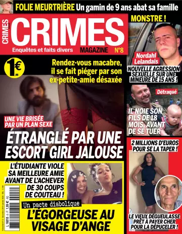 Crimes Magazine N°8 - Décembre 2019 - Janvier 2020