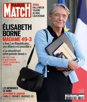Paris Match N°3835 Du 3 au 9 Novembre 2022